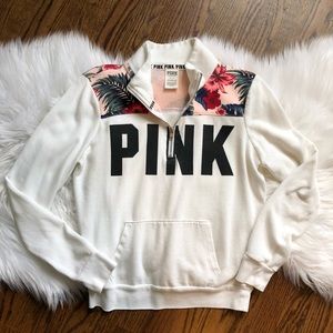 Victoria’s Secret Pink Half Zip Pullover size small